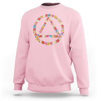 AA Sober Retro Flower Symbol Serenity Recovery Sweatshirt