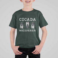 Funny Cicada Whisperer T Shirt For Kid Periodical Cicada Swarm