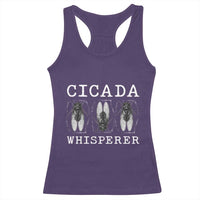 Funny Cicada Whisperer Racerback Tank Top Periodical Cicada Swarm