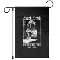Black Death European Tour Garden Flag Plague Rat Medieval History Skull Gothic - Wonder Print Shop
