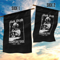 Black Death European Tour Garden Flag Plague Rat Medieval History Skull Gothic - Wonder Print Shop