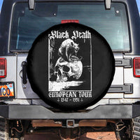 Black Death European Tour Spare Tire Cover Plague Rat Medieval History Skull Gothic - Wonder Print Shop