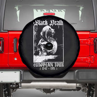 Black Death European Tour Spare Tire Cover Plague Rat Medieval History Skull Gothic - Wonder Print Shop