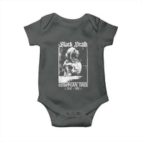 Black Death European Tour Baby Onesie Plague Rat Medieval History Skull Gothic - Wonder Print Shop