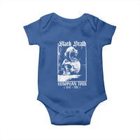 Black Death European Tour Baby Onesie Plague Rat Medieval History Skull Gothic - Wonder Print Shop