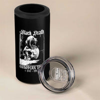 Black Death European Tour 4 in 1 Can Cooler Tumbler Plague Rat Medieval History Skull Gothic - Wonder Print Shop