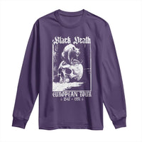 Black Death European Tour Long Sleeve Shirt Plague Rat Medieval History Skull Gothic - Wonder Print Shop
