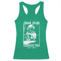 Black Death European Tour Racerback Tank Top Plague Rat Medieval History Skull Gothic - Wonder Print Shop