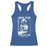 Black Death European Tour Racerback Tank Top Plague Rat Medieval History Skull Gothic - Wonder Print Shop