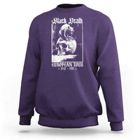 Black Death European Tour Sweatshirt Plague Rat Medieval History Skull Gothic - Wonder Print Shop