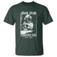 Black Death European Tour T Shirt Plague Rat Medieval History Skull Gothic - Wonder Print Shop