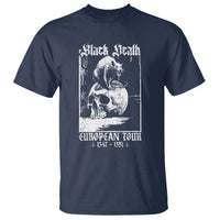 Black Death European Tour T Shirt Plague Rat Medieval History Skull Gothic - Wonder Print Shop