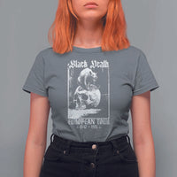 Black Death European Tour T Shirt For Women Plague Rat Medieval History Skull Gothic - Wonder Print Shop