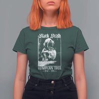 Black Death European Tour T Shirt For Women Plague Rat Medieval History Skull Gothic - Wonder Print Shop