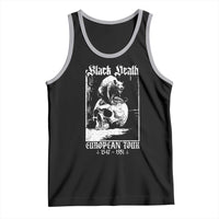 Black Death European Tour Tank Top Plague Rat Medieval History Skull Gothic - Wonder Print Shop