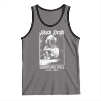 Black Death European Tour Tank Top Plague Rat Medieval History Skull Gothic - Wonder Print Shop