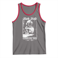 Black Death European Tour Tank Top Plague Rat Medieval History Skull Gothic - Wonder Print Shop