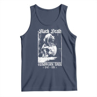Black Death European Tour Tank Top Plague Rat Medieval History Skull Gothic - Wonder Print Shop