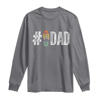 Funny Number Stepdad Bonus Dad Father's Day Long Sleeve Shirt