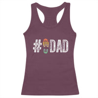 Funny Number Stepdad Bonus Dad Father's Day Racerback Tank Top