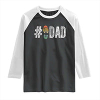 Funny Number Stepdad Bonus Dad Father's Day Raglan Shirt