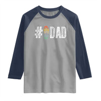 Funny Number Stepdad Bonus Dad Father's Day Raglan Shirt
