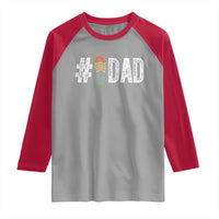Funny Number Stepdad Bonus Dad Father's Day Raglan Shirt