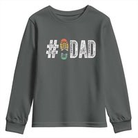 Funny Number Stepdad Bonus Dad Father's Day Youth Sweatshirt