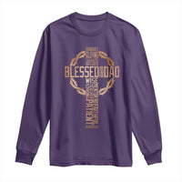Blessed Dad Christian Long Sleeve Shirt Religious Cross Fathers Day