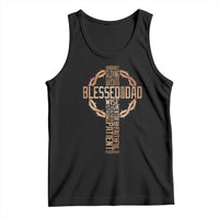 Blessed Dad Christian Tank Top Religious Cross Fathers Day