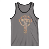 Blessed Dad Christian Tank Top Religious Cross Fathers Day