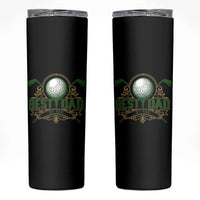 Funny Golfing Dad Skinny Tumbler Best Dad By Par Fathers Day
