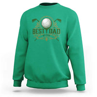 Funny Golfing Dad Sweatshirt Best Dad By Par Fathers Day