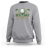 Funny Golfing Dad Sweatshirt Best Dad By Par Fathers Day