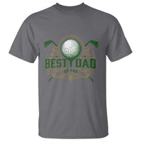 Funny Golfing Dad T Shirt Best Dad By Par Fathers Day