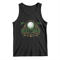 Funny Golfing Dad Tank Top Best Dad By Par Fathers Day
