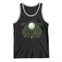 Funny Golfing Dad Tank Top Best Dad By Par Fathers Day