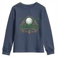 Funny Golfing Dad Youth Sweatshirt Best Dad By Par Fathers Day