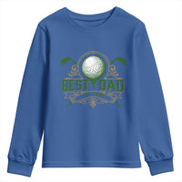 Funny Golfing Dad Youth Sweatshirt Best Dad By Par Fathers Day