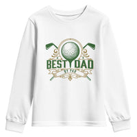 Funny Golfing Dad Youth Sweatshirt Best Dad By Par Fathers Day