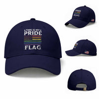 Funny LGBTQ This Is My Pride Flag Baseball Cap Rainbow American Flag