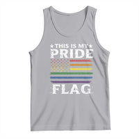 Funny LGBTQ This Is My Pride Flag Tank Top Rainbow American Flag - Wonder Print Shop
