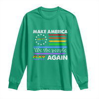 Funny Make America Gay Again 8647 Long Sleeve Shirt Rainbow Betsy Ross Flag - Wonder Print Shop