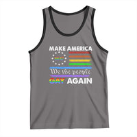 Funny Make America Gay Again 8647 Tank Top Rainbow Betsy Ross Flag - Wonder Print Shop