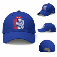 No Kings No Fascists No Tyrants No Nazis 8647 Baseball Cap