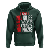 No Kings No Fascists No Tyrants No Nazis 8647 Hoodie - Wonder Print Shop
