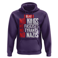 No Kings No Fascists No Tyrants No Nazis 8647 Hoodie - Wonder Print Shop