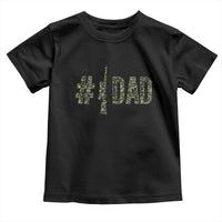 Funny No 1 Hunting Dad Toddler T Shirt Number One Hunter Fathers Day - Wonder Print Shop