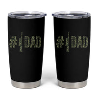 Funny No 1 Hunting Dad Tumbler Cup Number One Hunter Fathers Day - Wonder Print Shop