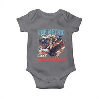 Funny The Metric System Can't Measure Freedom 4th Of July Baby Onesie - Wonder Print Shop